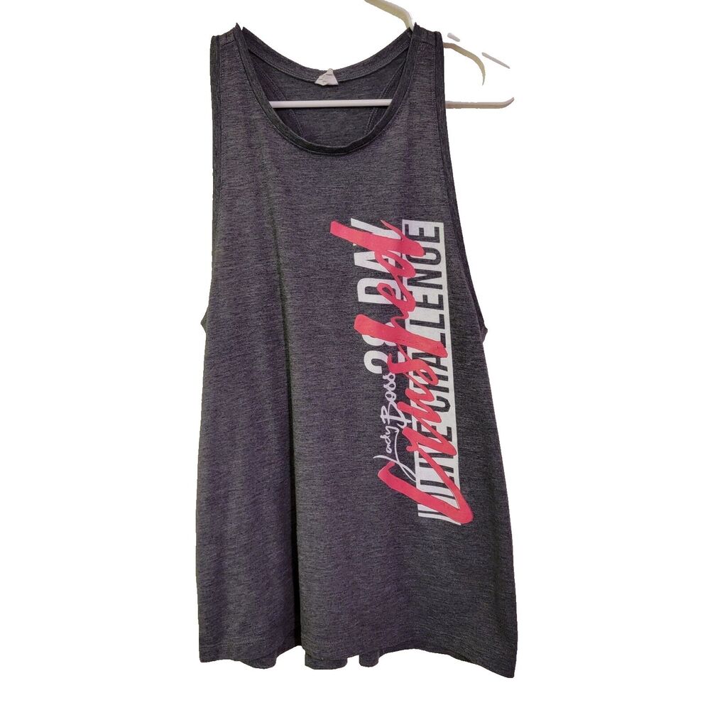 Lady Boss Racerback Tank Top Size M